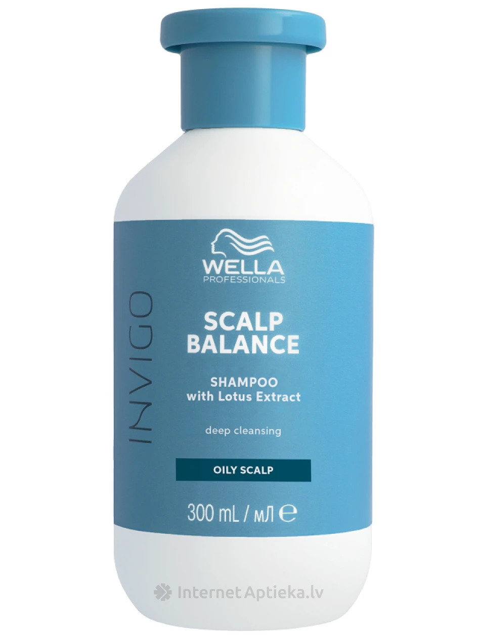 Wella Professionals Invigo Scalp attīrošs šampūns ar lotosa ekstraktu, 300 ml | internetaptieka.lv