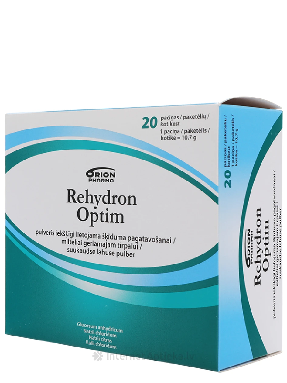 Rehydron Optim pulveris, 20 paciņas | internetaptieka.lv