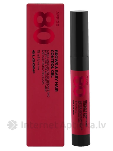 ELGON AFFIXX kulmude ja karvakeste fikseerimisgeel 80 BROWS & BABY HAIR CONTROL GEL, 15 ml | internetaptieka.lv