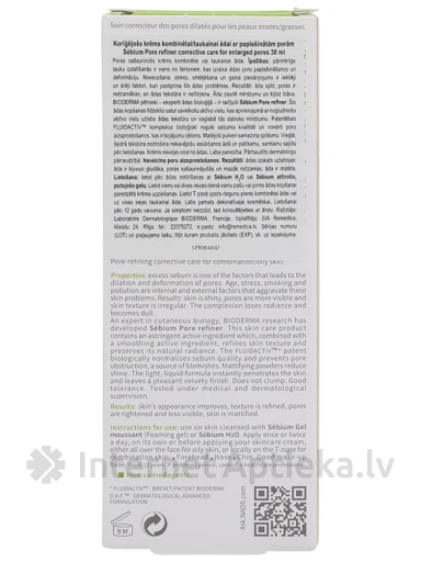 Bioderma Sébium Pore Refiner krēms paplašinātām porām, 30 ml | internetaptieka.lv