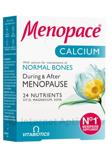 Menopace® CALCIUM tabletes, 60 gb. | internetaptieka.lv