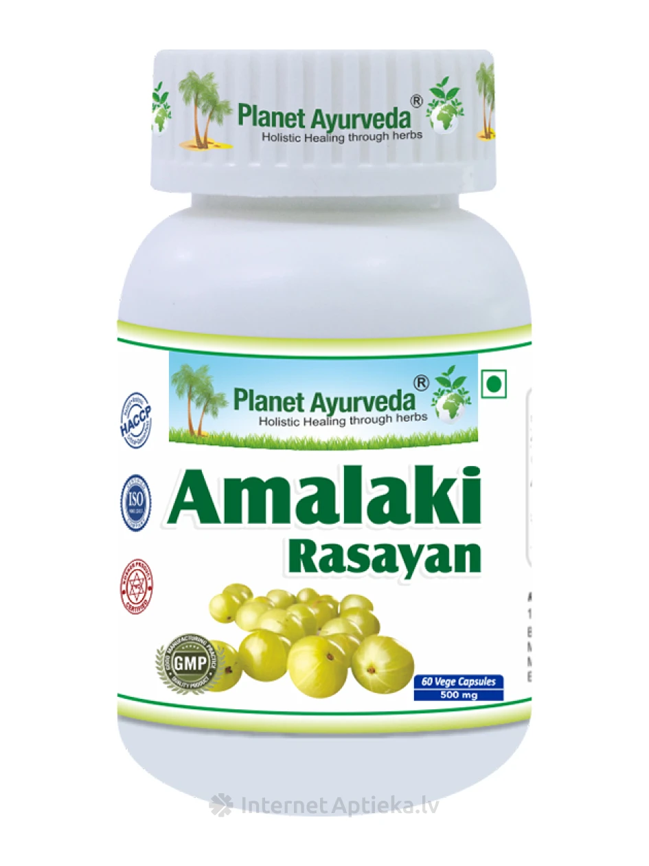 Planet Ayurveda® Organic Amalaki Rasayan, 60 kapslit | internetaptieka.lv