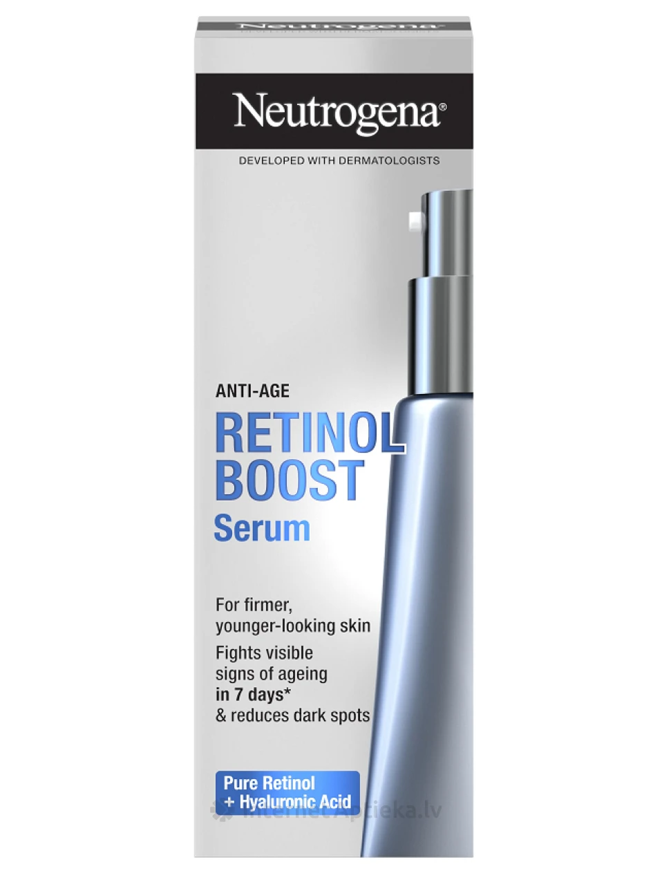 NEUTROGENA Retinol Boost viegls serums sejai, 30 ml | internetaptieka.lv