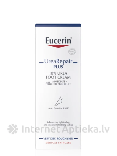 Eucerin UreaRepair Plus jalakreem 10% uureaga, 100 ml | internetaptieka.lv