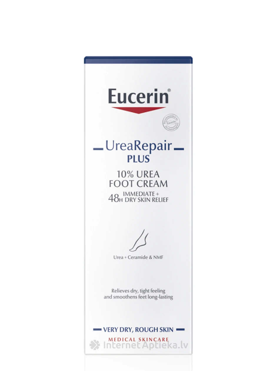Eucerin Urea Repair Plus 10% крем для ног, 100 мл | internetaptieka.lv