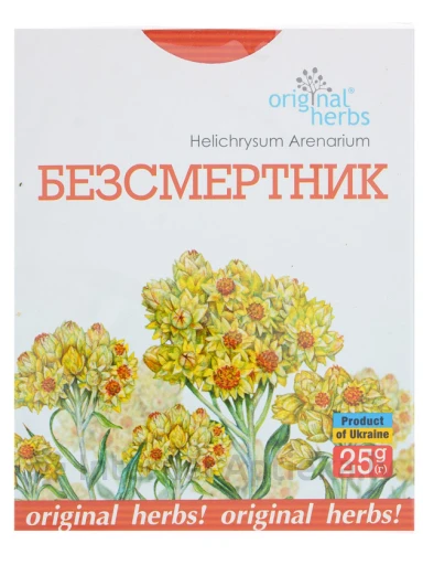 Original Herbs Травяной чай "Бессмертник", 25 гр. | internetaptieka.lv