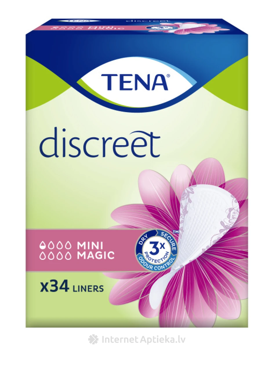 Tena Lady Slim Mini Magic прокладки, 34 шт. | internetaptieka.lv