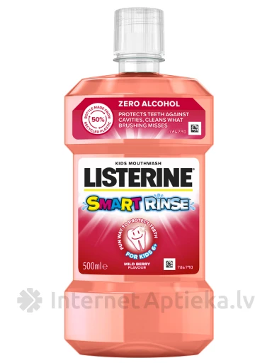 LISTERINE suuvesi Kids Mild Berry, 500 ml | internetaptieka.lv