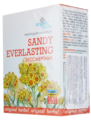 Original Herbs Травяной чай "Бессмертник", 25 гр. | internetaptieka.lv
