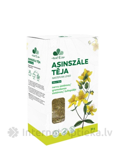Чай Natēja Зверобой, 50 г | internetaptieka.lv