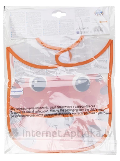 Canpol Lacīte Hello Little mitrumizturīga ar kabatiņu, 1 gab. | internetaptieka.lv