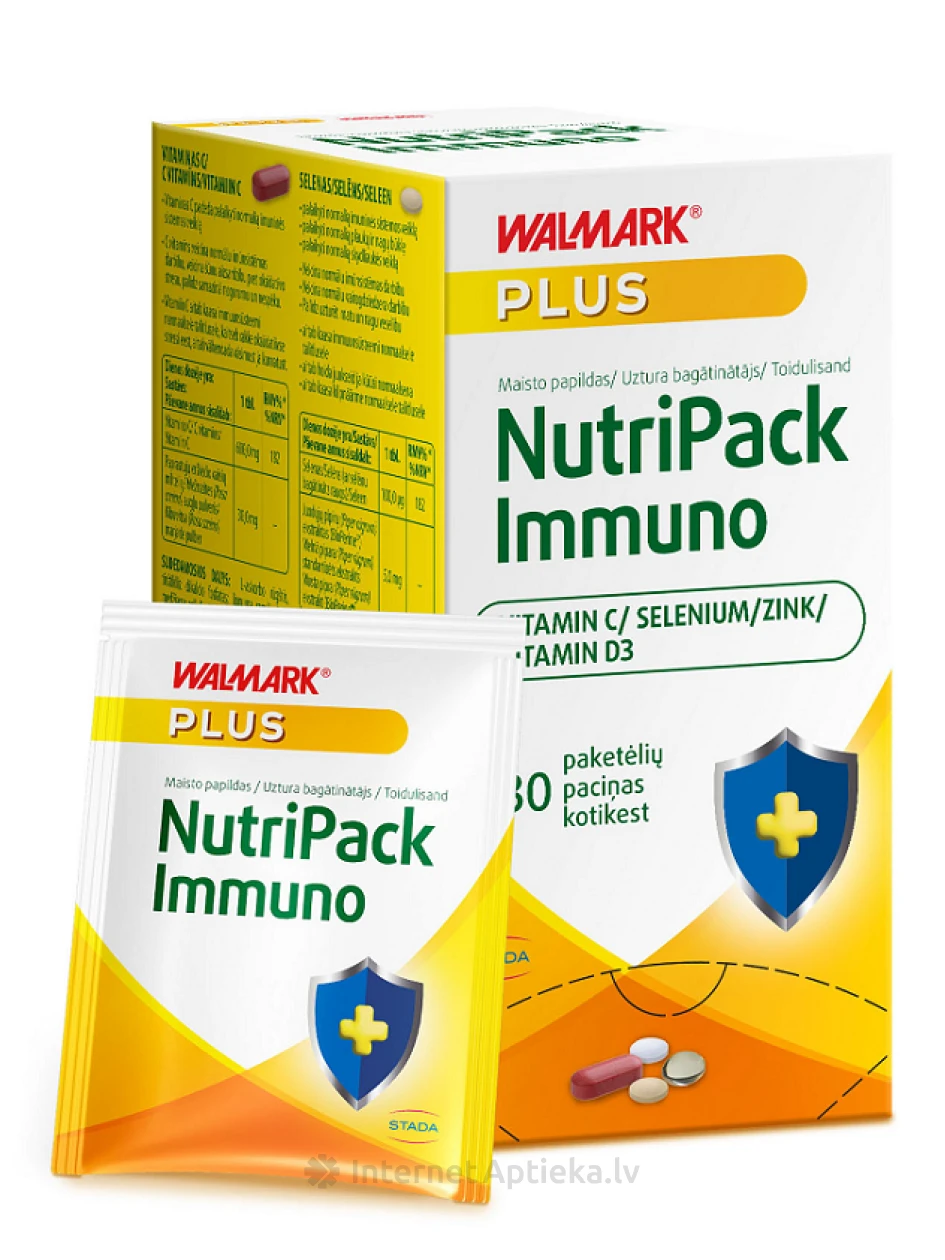 Walmark NutriPack Immuno paciņas, 30 gb. | internetaptieka.lv