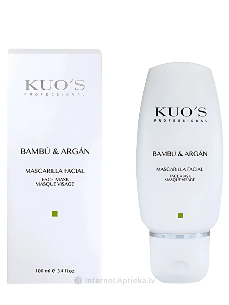 KUO`S Bamboo & Argan Näomask, 100 ml | internetaptieka.lv