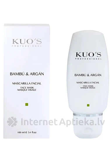 KUO`S Bamboo & Argan Näomask, 100 ml | internetaptieka.lv