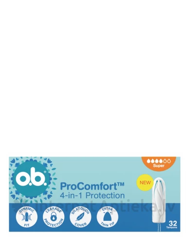 OB Higiinilised tampoonid ProComfort Super, 32 tk | internetaptieka.lv