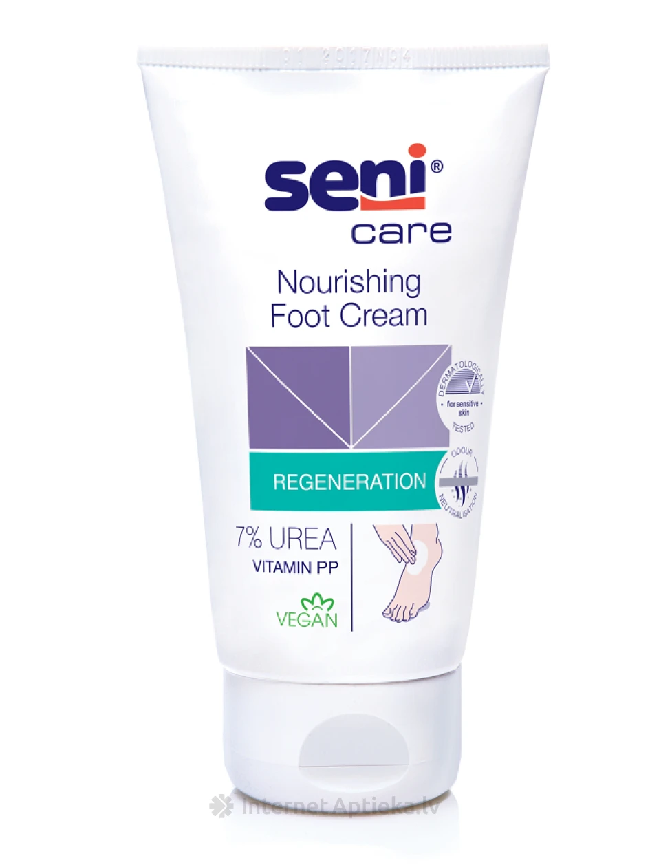 Seni Care krēms pēdām 7% urea, 100 ml | internetaptieka.lv