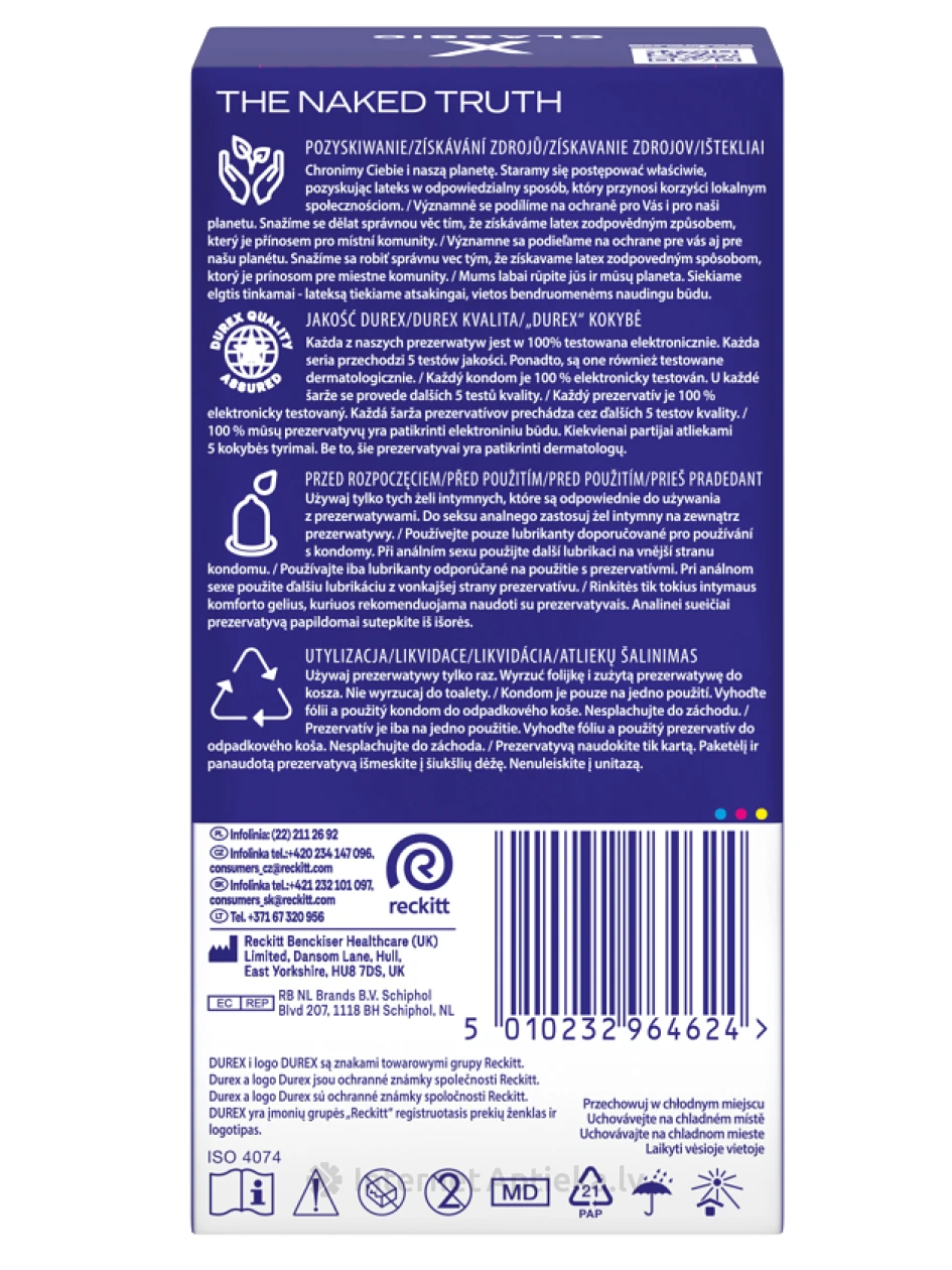 Durex Classic презервативы, 12 шт. | internetaptieka.lv