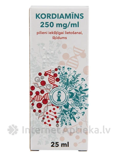 Kordiamīns, 25 ml šķīdums | internetaptieka.lv