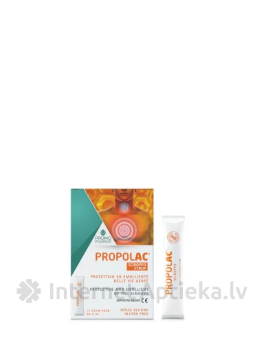 PROMOPHARMA PROPOLAC® siirup lastele ja täiskasvanutele, 15 tk. | internetaptieka.lv