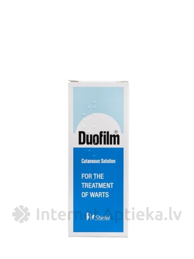 Duofilm 167 mg/150 mg/g lahus kasutamiseks nahal, 15 ml | internetaptieka.lv