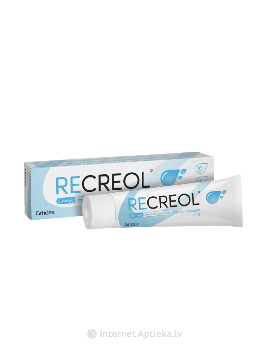 Recreol 5% kreem, 50 g | internetaptieka.lv