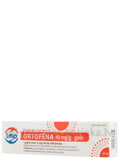 Ortofēna gels 10mg/g, 40 g | internetaptieka.lv