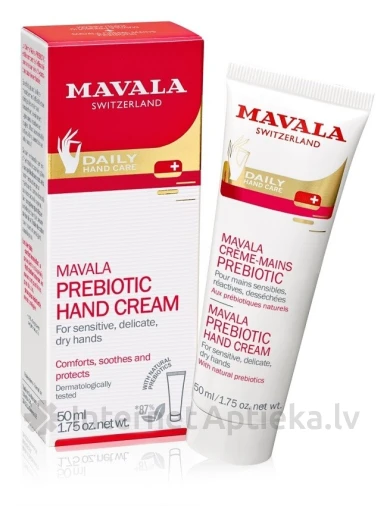 MAVALA PREBIOTIC sausai, jutīgai roku ādai, 50 ml | internetaptieka.lv