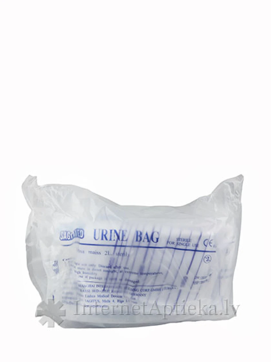 Uriini kogumiskott 2 L + klapp, 10 tk. | internetaptieka.lv