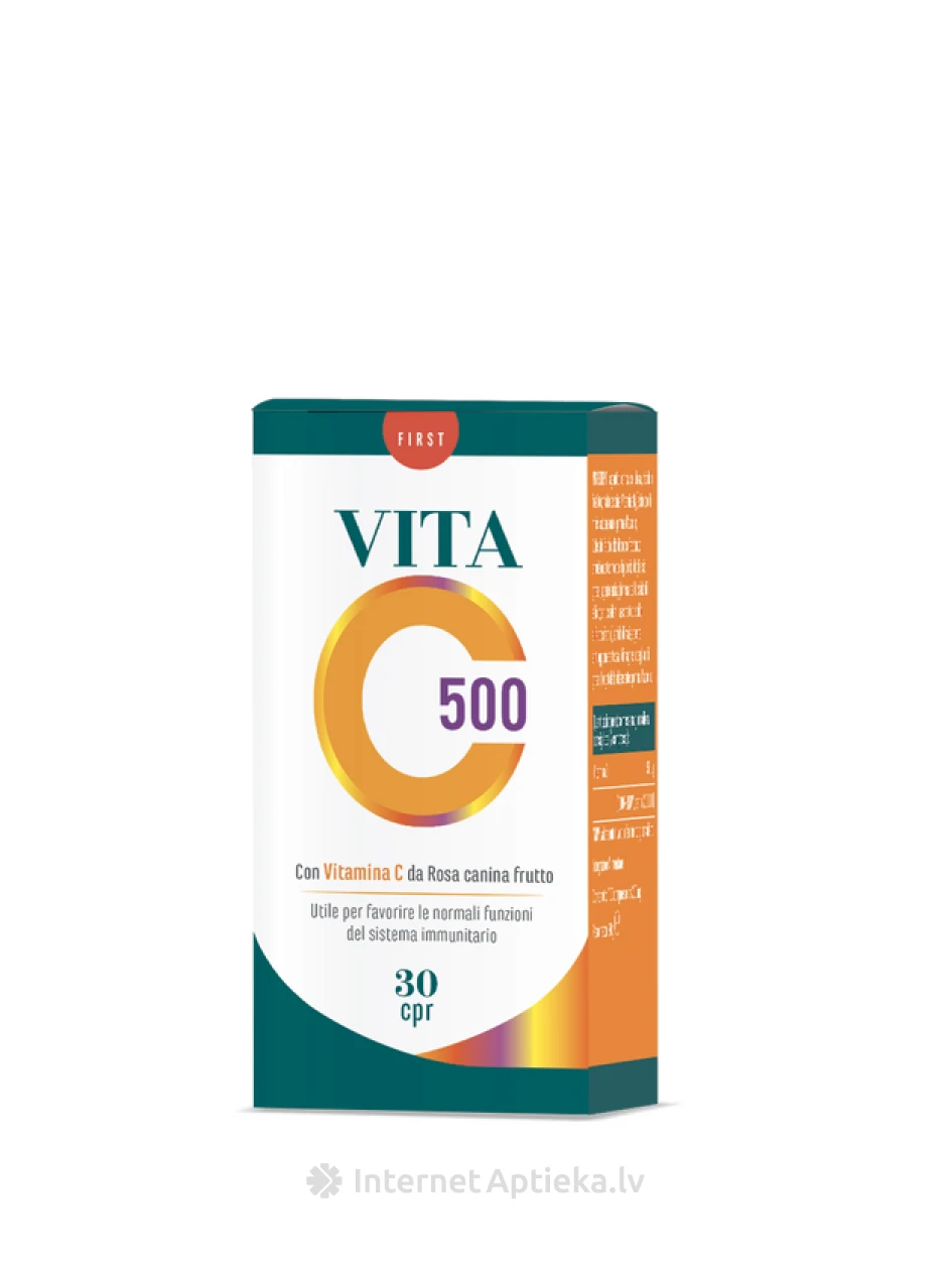 ERBA VITA, VITA C 500, 30 tabletes | internetaptieka.lv