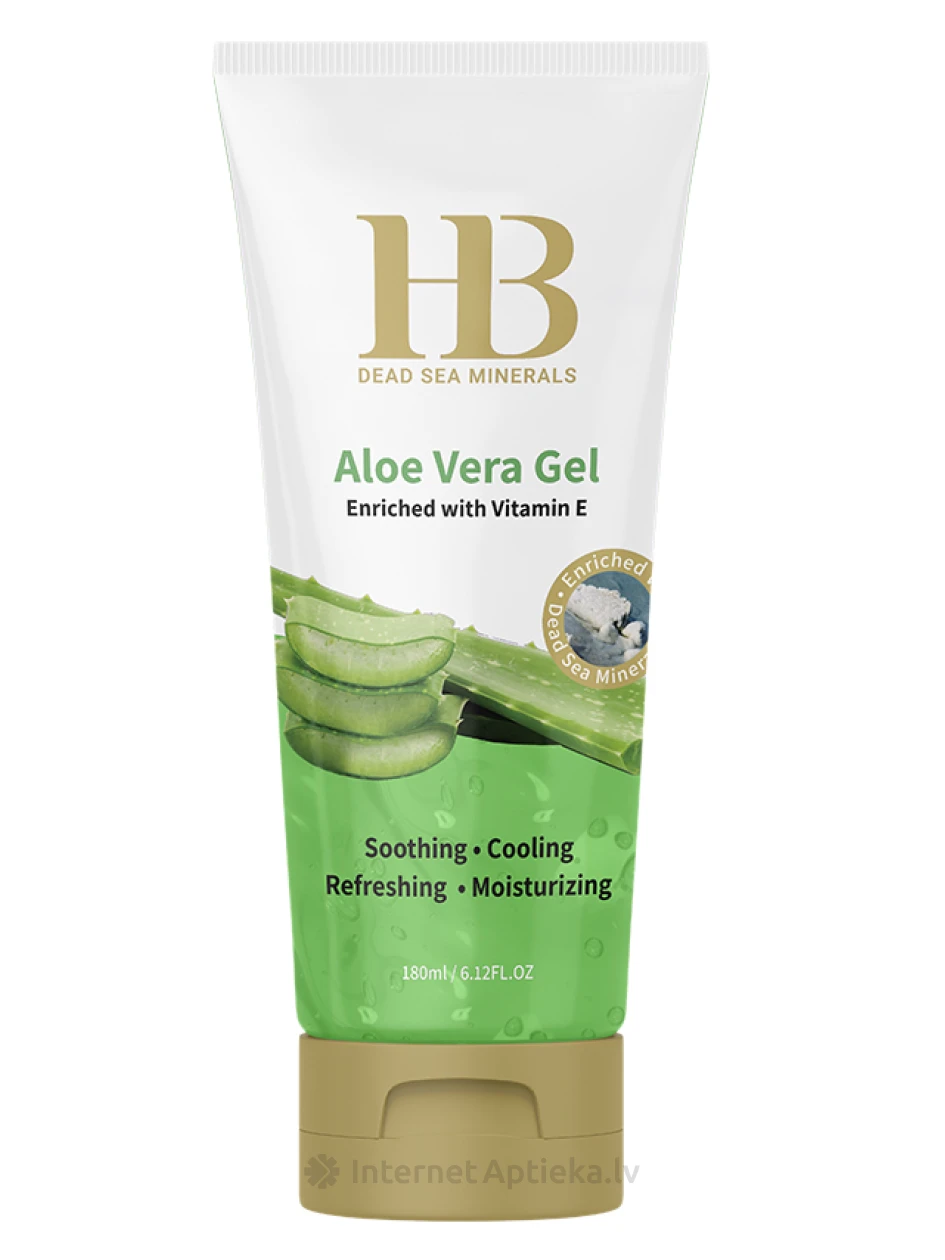HB Гель Алоэ Вера обогащенный витамином Е, 180 мл | internetaptieka.lv
