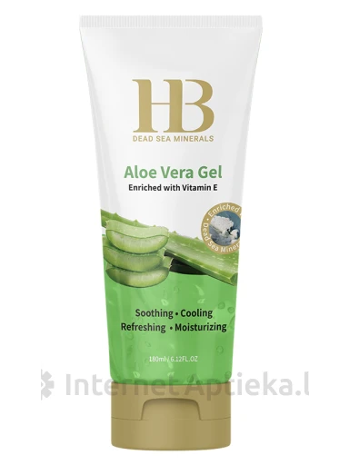 HB Aloe Vera geel rikastatud E-vitamiiniga, 180 ml | internetaptieka.lv