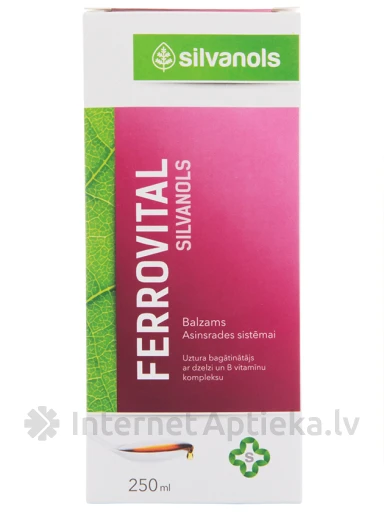 Silvanols Ferrovital palsam, 250 ml | internetaptieka.lv