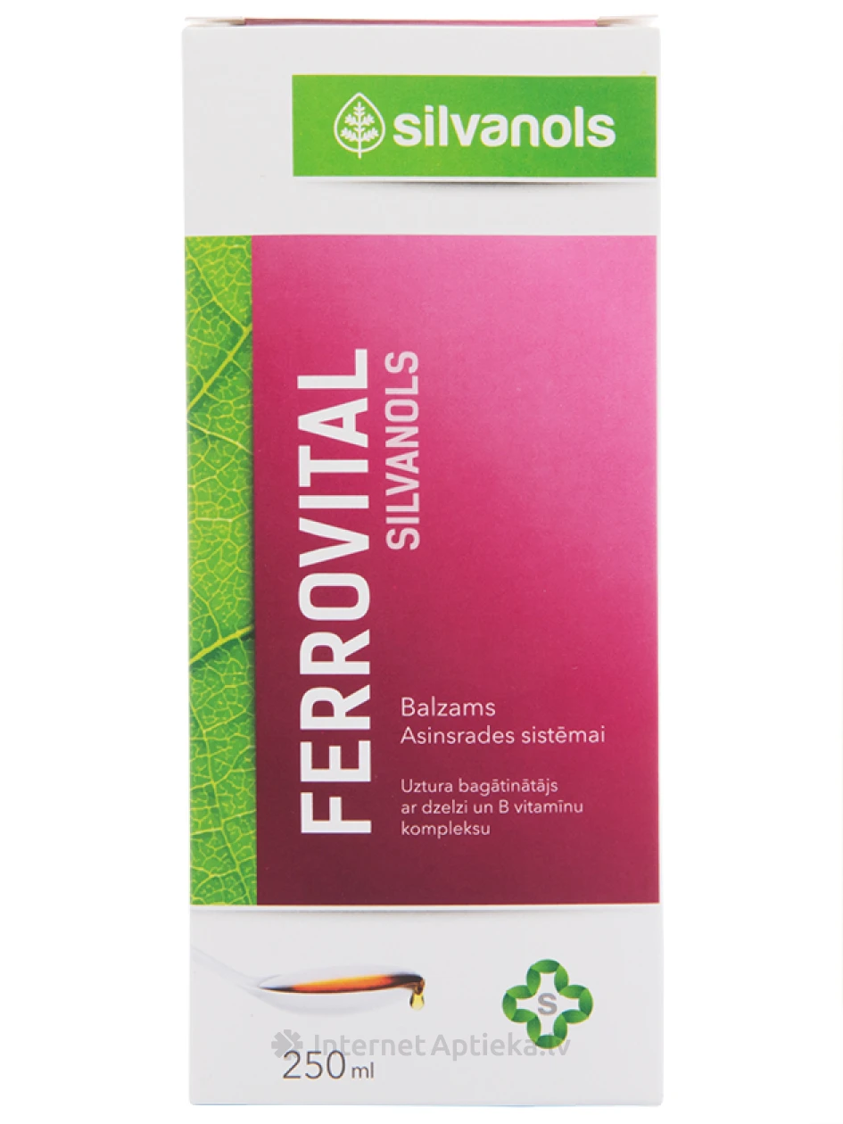 Silvanols Ferrovital palsam, 250 ml | internetaptieka.lv