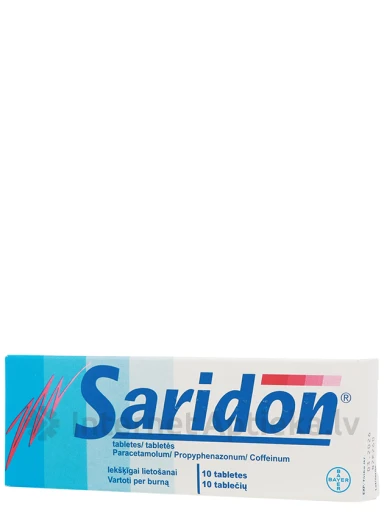 Saridon, 10 tabletes | internetaptieka.lv