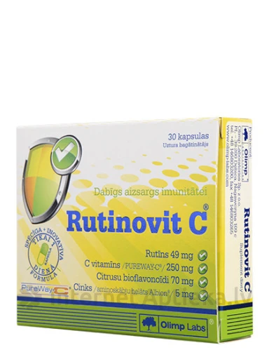 Olimp Labs Rutinovit C, 30 kapsulas | internetaptieka.lv