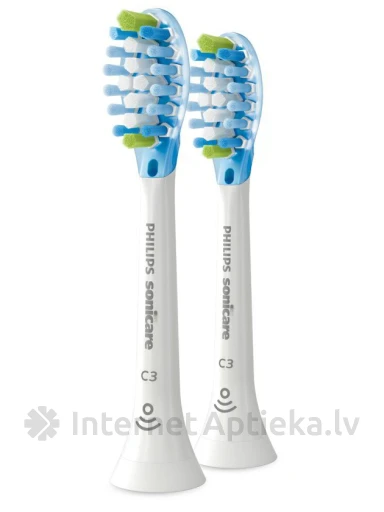 Philips Sonicare Premium Plaque Control zobu birstes galviņas Balti, 2 gb. | internetaptieka.lv