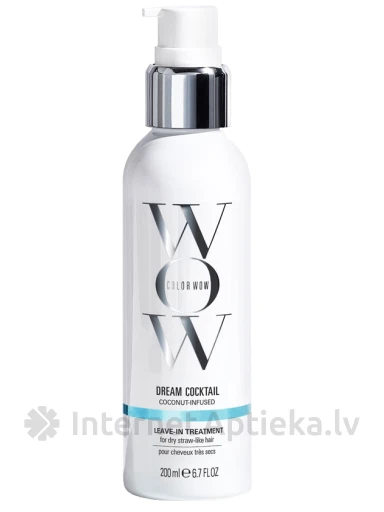 COLOR WOW coconut coctail bionic tonic leave-in Unistuste kokteil juustele kookosega, 200 ml | internetaptieka.lv