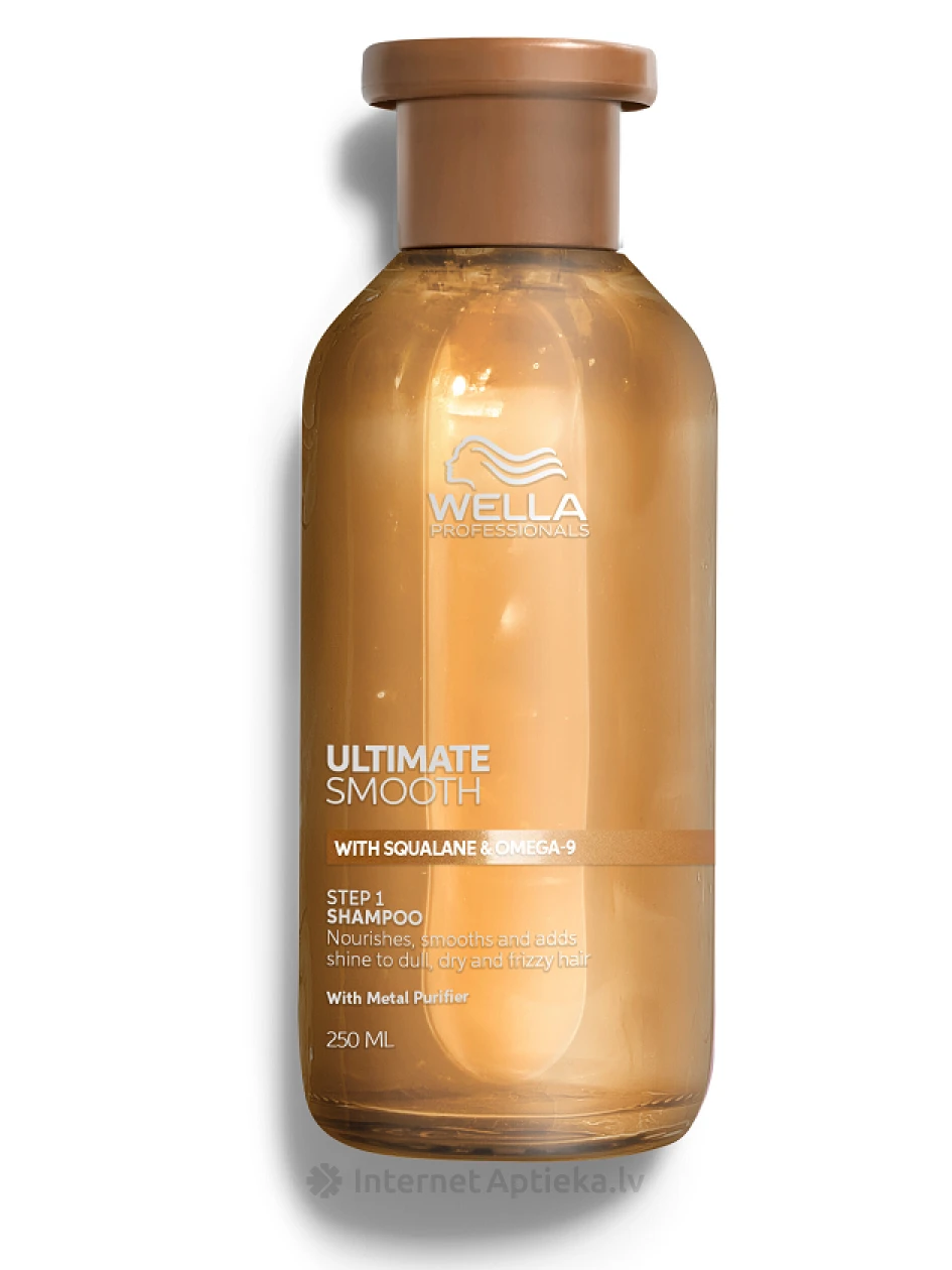 Wella Professionals ULTIMATE SMOOTH barojošs un nogludinošs šampūns, 250 ml | internetaptieka.lv