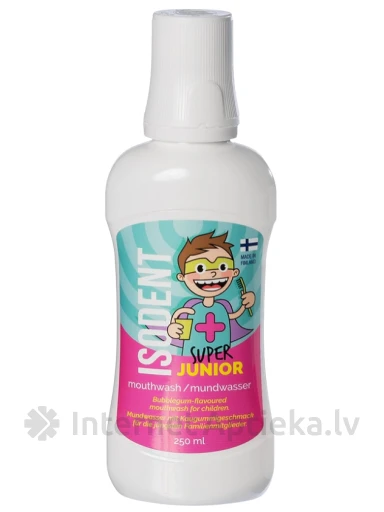IsoDent Junior Super mutes skalojamais līdzeklis, 250 ml | internetaptieka.lv