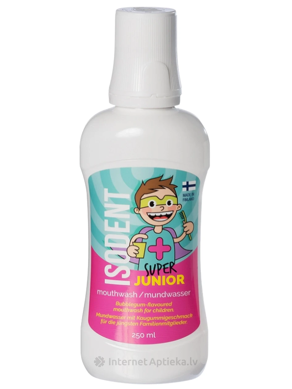 IsoDent Junior Super mutes skalojamais līdzeklis, 250 ml | internetaptieka.lv