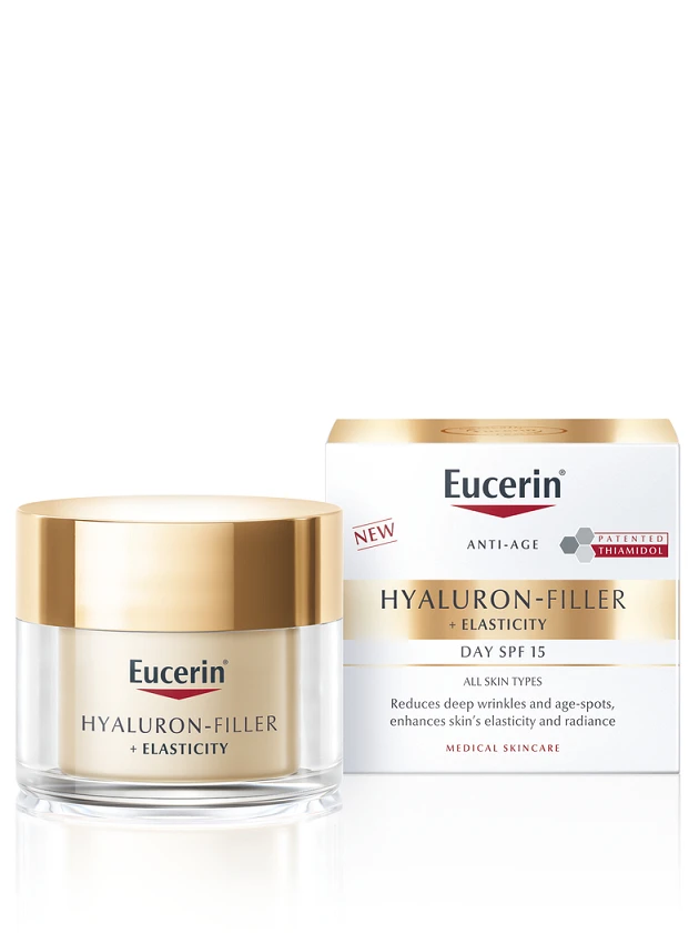 EUCERIN dienas sejas krēms Hyaluron-Filler + Elasticity SPF15, 50 ml