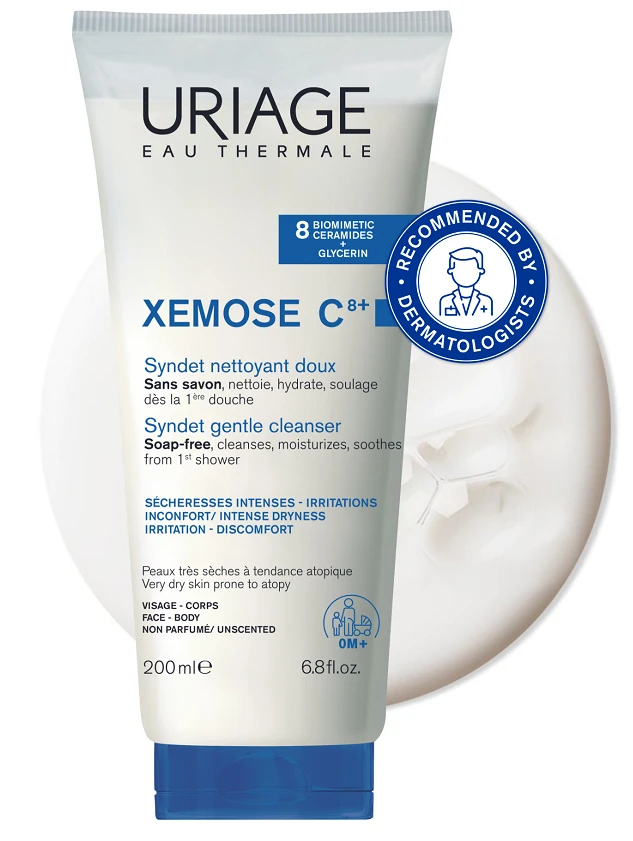 URIAGE tīrīšanas līdzeklis sausai ādai ar noslieci uz atopiju XEMOSE, 200 ml