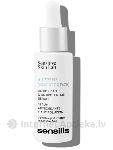 SENSILIS Supreme [BOOSTER FeCE] antioksidanta serums, 30 ml | internetaptieka.lv