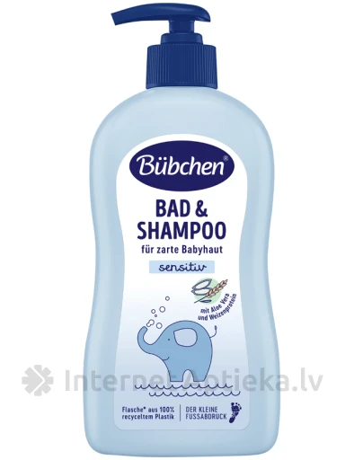 Bubchen Vannas putas un šampūns, 400 ml | internetaptieka.lv
