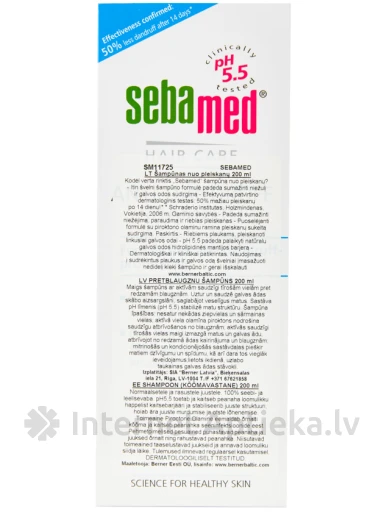 SEBAMED pretblaugznu šampūns taukainiem matiem, 200 ml | internetaptieka.lv