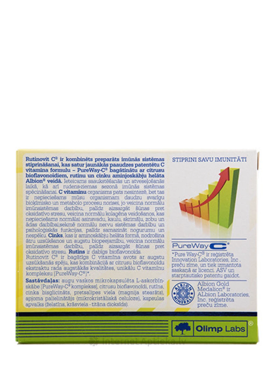 Olimp Labs Rutinovit C, 30 капсул | internetaptieka.lv