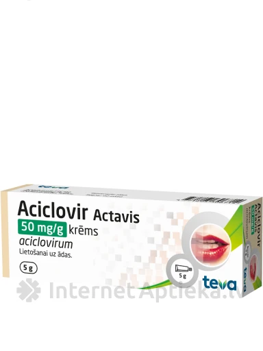 Aciclovir Actavis крем, 5 г | internetaptieka.lv