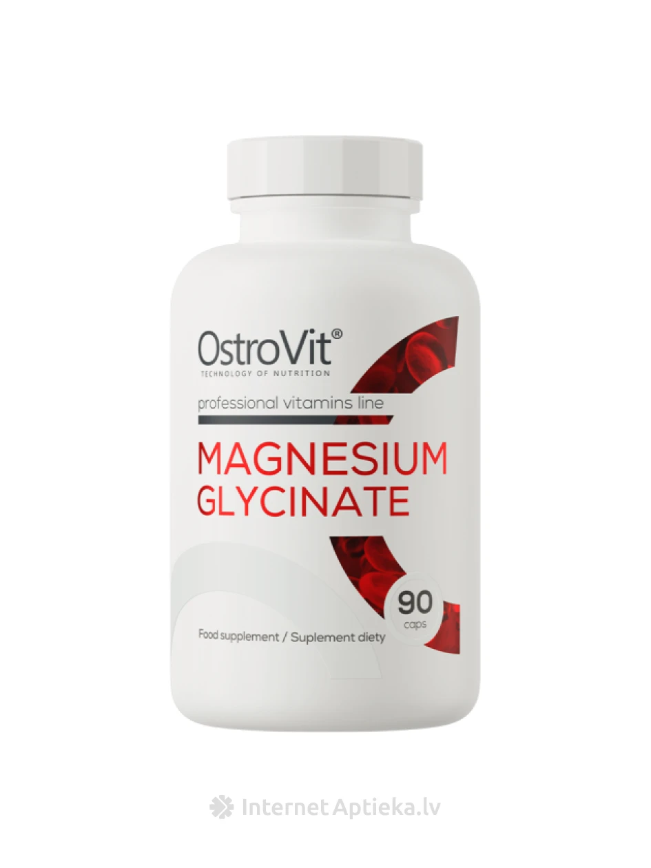 OstroVit magnesium glycinate kapsulas, 90. gb | internetaptieka.lv