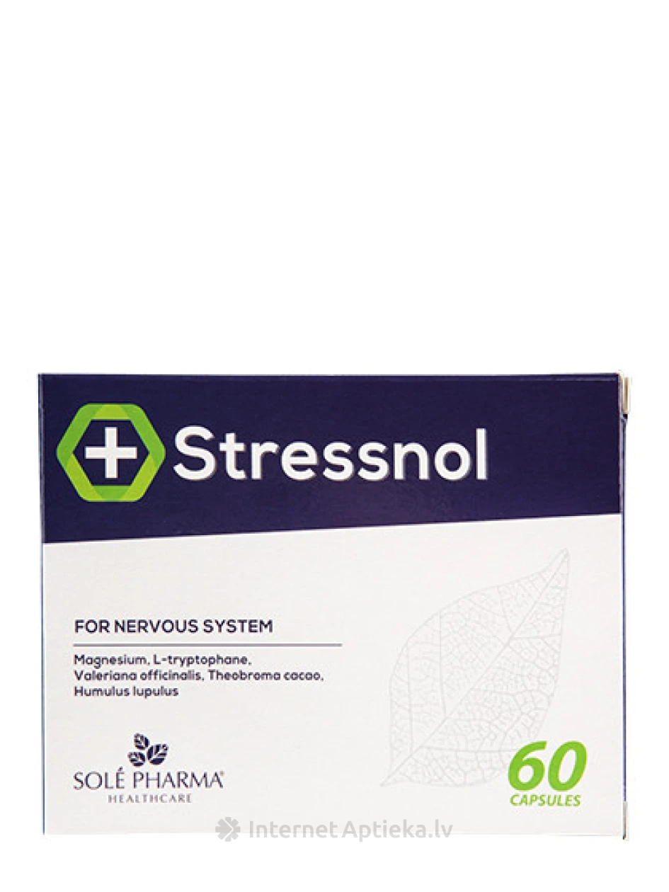 Stressnol, 60 kapsulas | internetaptieka.lv