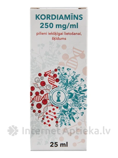 Kordiamīns, 25 ml šķīdums | internetaptieka.lv